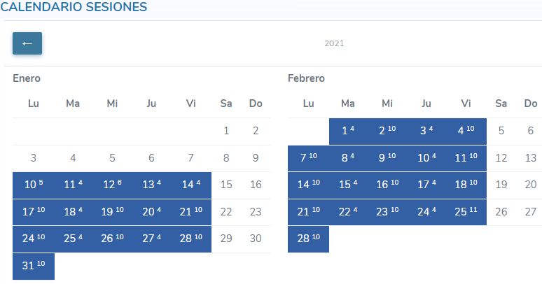 gestion de horarios