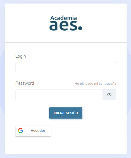 pagina de login